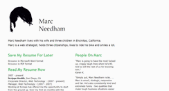 Desktop Screenshot of marcneedham.com